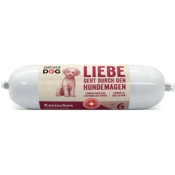 NaturaDog Wurst Kaninchen & Gemüse 25x200 G 1 NaturaDog Wurst Kaninchen & Gemüse 25x200 G