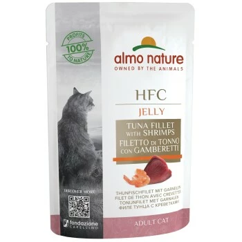 Almo Nature Classic Thunfischfilet & Garnelen 24x55g 1 Almo Nature Classic Thunfischfilet & Garnelen 24x55g