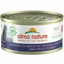 Almo Nature Natural 24x70g Thunfisch, Huhn Und Schinken