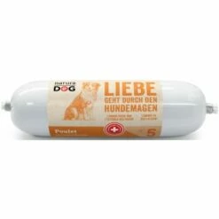 NaturaDog Wurst Huhn Mit Gemüse Brocken 25x200 G