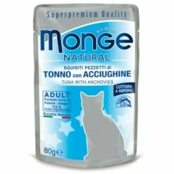 Monge Natural Gelée 24x80g Thunfisch & Sardellen