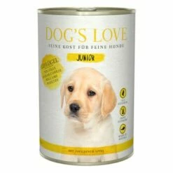 Dogs Love Junior Geflügel Mit Zucchini 6x400g