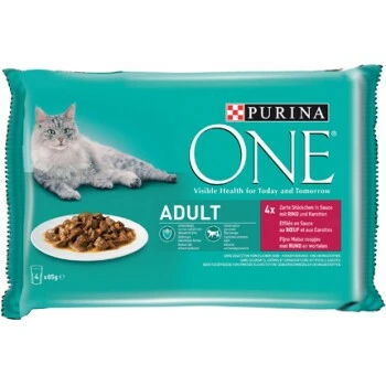 Purina ONE Adult 48x85g Rind 1 Purina ONE Adult 48x85g Rind