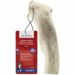 Lecky Knabber-Geweih Halbiert L