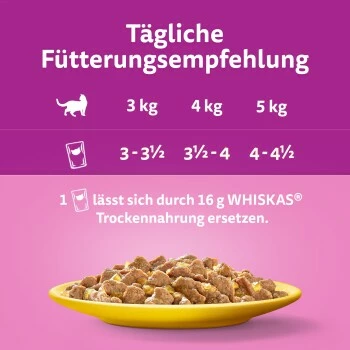 Whiskas Mega Pack 1+ Geflügel Auswahl In Gelee 40 X 85g 6 Whiskas Mega Pack 1+ Geflügel Auswahl In Gelee 40 X 85g – Bild 6